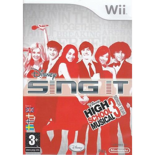 Disney Sing It High School Musical 3 Senior Year Wii