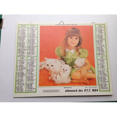 Almanach  Des  P.T.T   1984