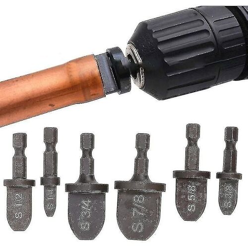 Tube Expander - Roulement Acier Hex Poignée Climatiseur Ensemble D'outils D'estampage De Tuyaux En Cuivre 6pcs
