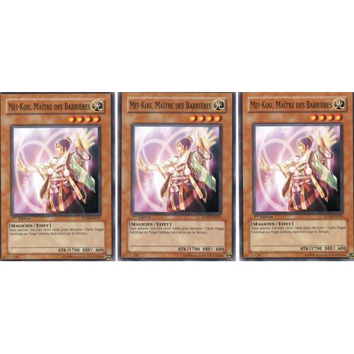 Mei-Kou, Maitre Des Barrieres   X3 -  Fotb-Fr025 - 1ere Edition