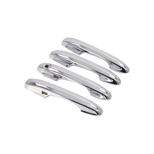 4pcs Chrome Silver Car Exterior Side Door Handle Frame Cover With Smart Hole For Focus 2019 2020 20
