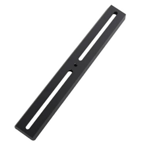 Télescope accessoire de télescope noir de plaque de queue d'aronde multifonctionnel pour plaque de queue d'aronde (30 cm)