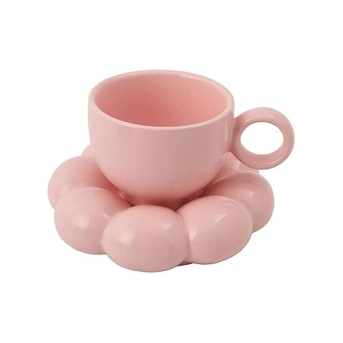 Tasse À Café Fleur Et Ensemble De Soucoupe Mignon Tasse Et Soucoupe En Céramique Avec Soucoupe De Tournesol Latte