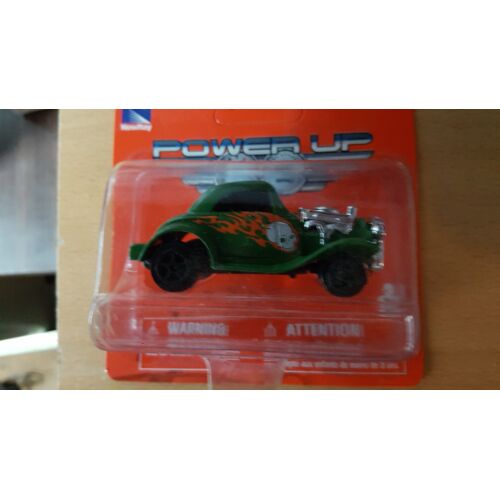 Voiture Verte Miniature Power Up Marque Newray-New Ray