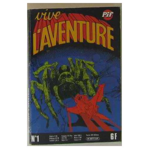 Vive L'aventure N°1 Bd Pif-Gadget