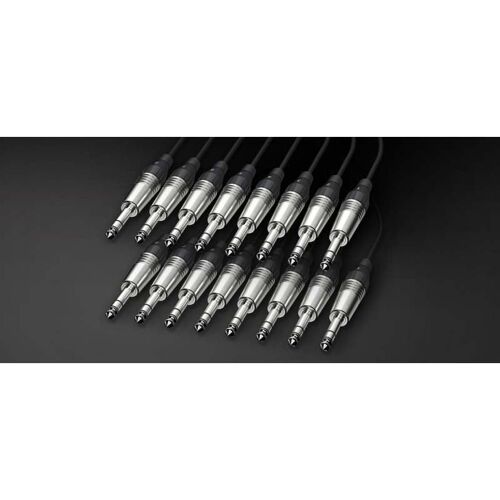 Alva T8T8PRO2 câble multi-paires analogique 8x jack TRS 6,35 mm vers 8x jack TRS 6,35 mm 2 mètres