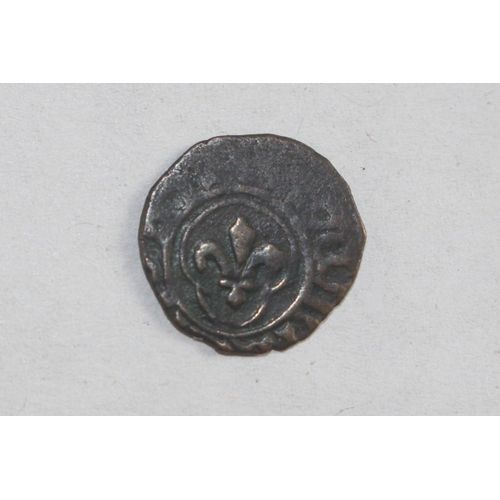 Denier Coronat Charle Viii Marseille Rare