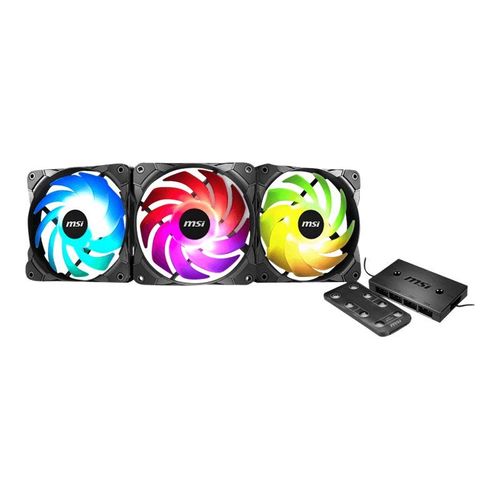 MSI MAX F12A-3H - Ventilateur châssis - 120 mm (pack de 3)