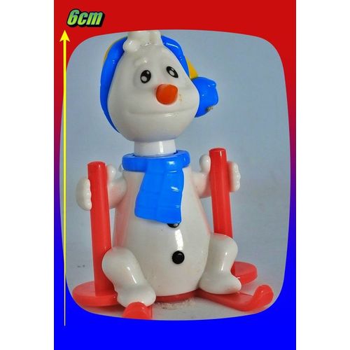 Kinder Maxi Noel Incomplet - Seb13 : Tampon Bonhomme De Neige À Ski - 2007