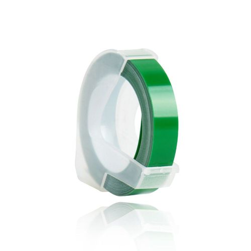 Ruban de gaufrage en plastique Dymo 3D,étiquette en PVC,DYMO 1610 12965 1880 1540 Motex E101,6mm,9mm,12mm,1 pièce - Type green-12mm