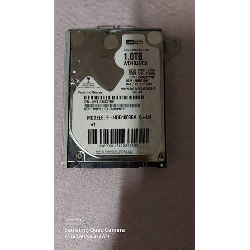 Western Digital 1 To 2.5" Disque dur WD10JUCX-56WPNY0