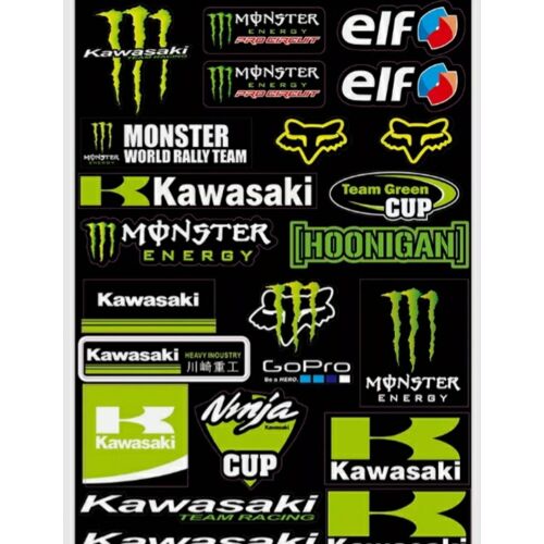 Autocollant Monster Energy 3 Moto