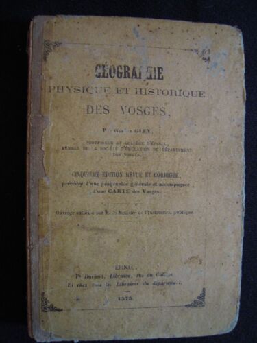 Geographie Physique Et Historique Des Vosges