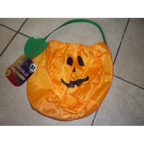 Sac Citrouille Halloween Pour Bonbons
