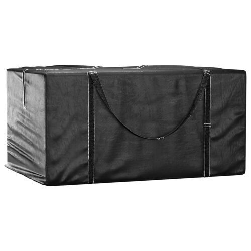 Vidaxl Sac De Rangement Pour Coussins De Jardin Noir 150x75x75 Cm Pe