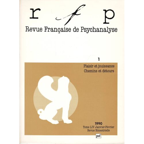 Revue Francaise De Psychanalyse Tome 54 Numero 1 1990