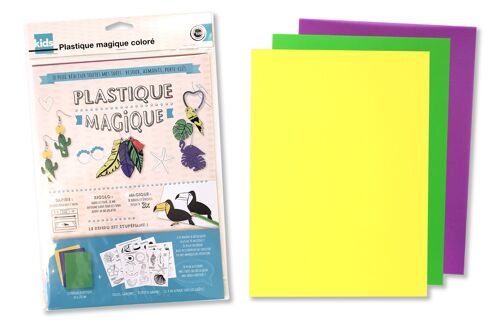 Plastique Magique Nature 20x28cm 3 Pièces