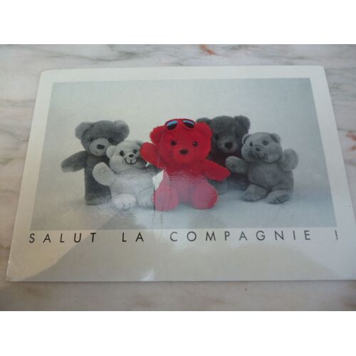 Carte Couleurs:Salut La Compagnie De Nounours
