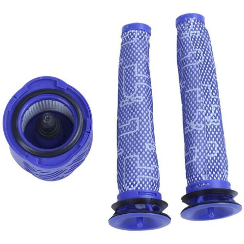 2X pré filtre + 1X Kit de Post filtre Hepa pour aspirateur balai sans fil Dyson V6, remplacements de filtre Dyson pré filtre (965661 01) et