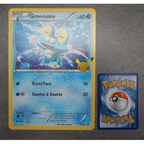 Grenousse Jumbo Xy03 - Promo 25 Ans Pokemon - Vf