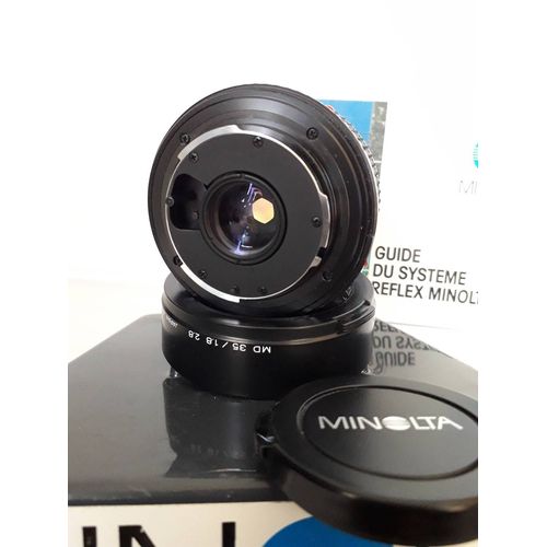 MINOLTA OBJECTIF MD 35 mm f2.8 +UV+PARESOLEIL