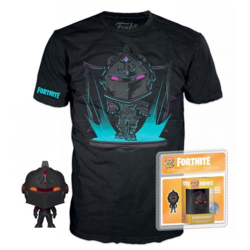 Fortnite - Boxed T-Shirt Pop + Pocket Pop - Black Knight (Xl)