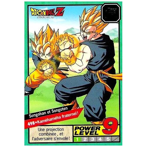 Dbz Carte Dragon Ball Z Part 12 Power Level Carddass Fr Le Grand Combat 498