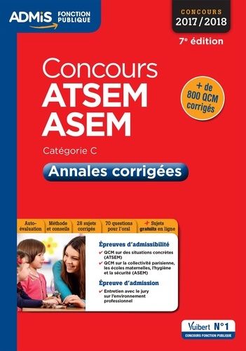 Concours Atsem Asem - Annales Corrigées