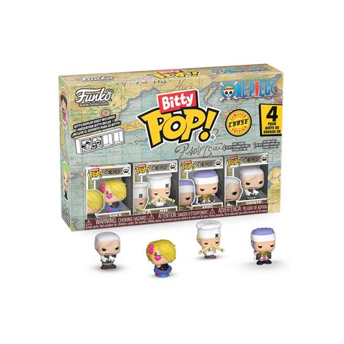One Piece - Sanji Bitty Pop! 4pk - Funko Pop - Multicolore - Onesize - 100% Pvc