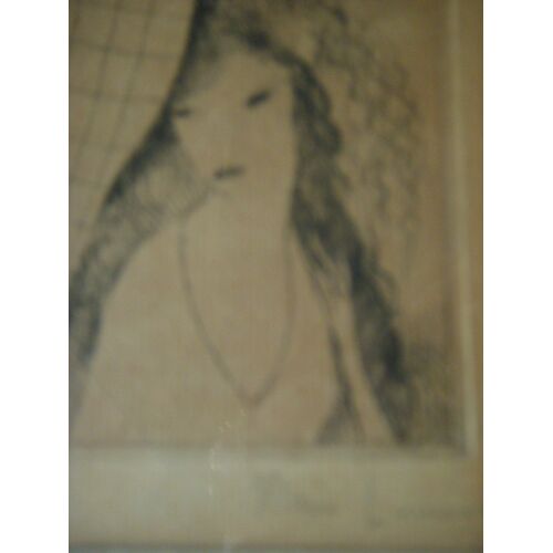 Portrait De Femme Par Marie Laurencin