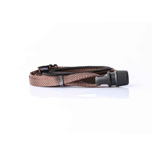 Goleygo - Laisse Plate Réglable Marron Pour Chien - S
