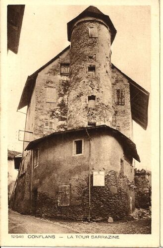 Cpa Conflans (Savoie) La Tour Sarrazine
