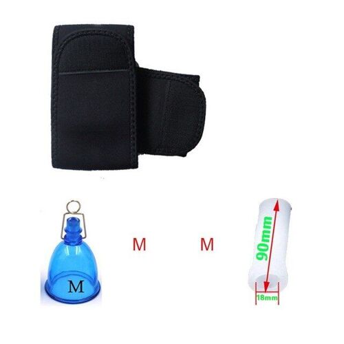 Set Intermédiaire (3 Pcs) - 2020 Pénis Extender Ceinture Cintre Poignée Pompe À Vide Tasses Civière Amélioration Sex Toys Pour Hommes Pénis Agrandisseur
