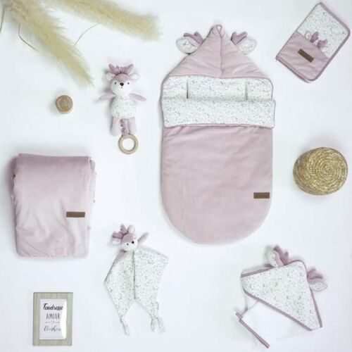 Couverture Double Face 75x100 Cm Lilas