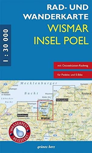Rad- Und Wanderkarte Wismar, Insel Poel 1:30.000