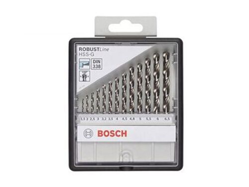 Pack de 13 forets métaux HSS-G, DIN 338 Bosch 2607010538