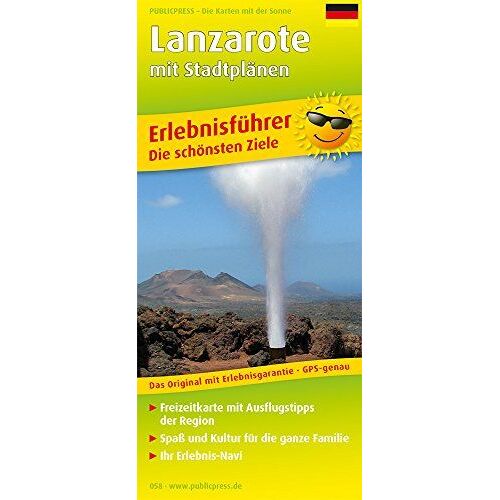 Erlebnisführer Lanzarote  1 : 80 000. Deutsche Ausgabe