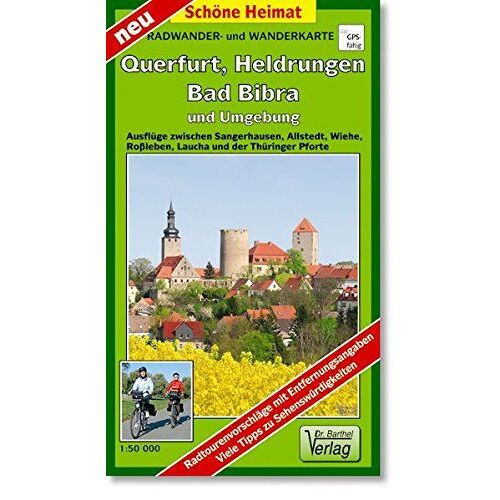Radwander- Und Wanderkarte Querfurt, Heldrungen, Bad Bibra Und Umgebung 1 : 50 000