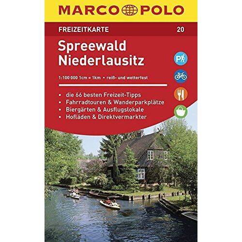 Marco Polo Freizeitkarte 20 Spreewald, Niederlausitz 1 : 100 000