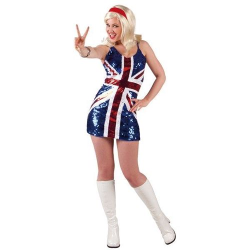 Robe Drapeau Anglais Femme