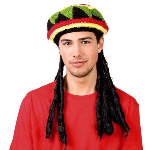 Chapeau Rasta Avec Dreadlocks