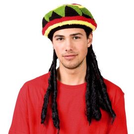 Bonnet Rasta Dreadlocks Adulte