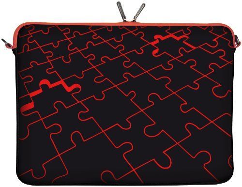 DIGITTRADE LS110-15 Puzzle Designer Notebook Sleeve Housse Pour Ordinateur Portable 15,4&quot jusqu'à 15,6&quot (39,1 - 39,6 cm) Large Néoprène Pochette Sacoche