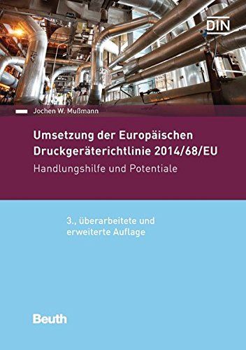 Umsetzung Der Druckgeräterichtlinie 2014/68/Eu