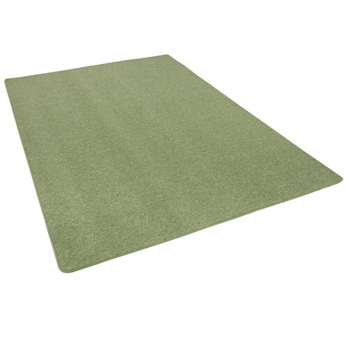 Snapstyle Strong - Tapis Boucle Tissé De Qualité Velours Vert 80x320 Cm