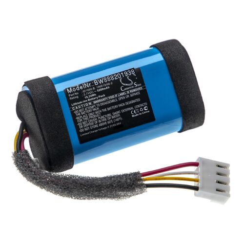 vhbw Batterie compatible avec JBL Link Portable haut-parleurs, enceintes portatives (5200mAh, 3,7V, Li-ion)