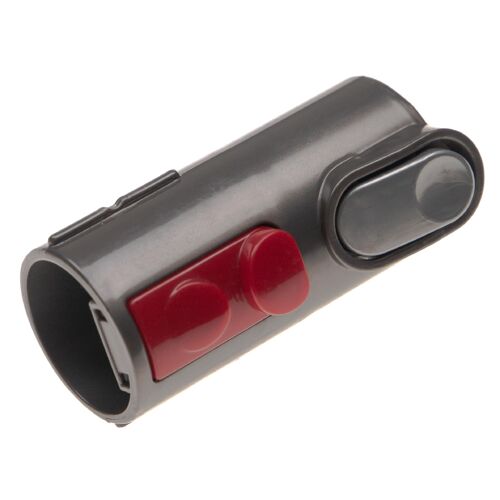 vhbw Adaptateur d'aspirateur compatible avec Dyson DC37c, DC52, V6(ancien à neuf) - noir / rouge, plastique