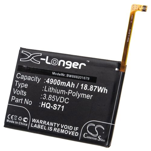 Vhbw Batterie Remplacement Pour Samsung Gh81-18734a, Hq-S71 Pour Smartphone (4900mah, 3,85v, Li-Polymère)