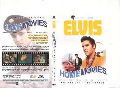 Elvis Presley Homemovies Vol.1 Dvd 75 Minutes Inédits 1955/61 ! Rare !