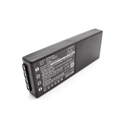 vhbw Batterie compatible avec HBC BA14061, Fub06 Eex, FUB10AA, FUB10XL, FUB78AA opérateur télécommande industrielle (2000mAh, 6V, NiMH) - noir